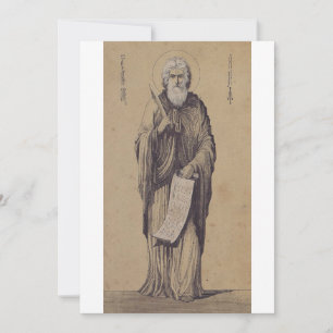 Prophet Elijah Vater der Karmeliten Einladung