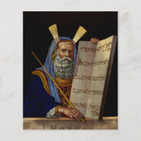Prophet Mose mit den Tabletten des Gesetzes