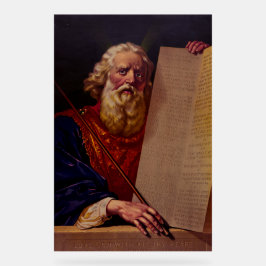 Prophet Moses auf dem Berg Sinai – High-Fidelity E Acrylschild