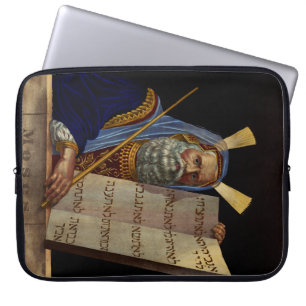 Prophet Moses mit den Gesetzestafeln  Laptopschutzhülle