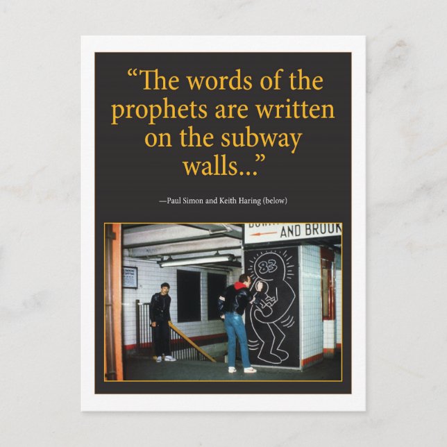 Propheten Postkarte (Vorderseite)