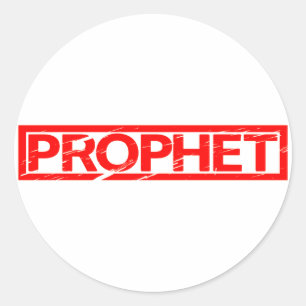Propheten-Stempel Runder Aufkleber