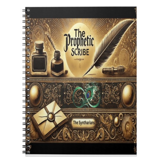 'Prophetic Scribe' Spiralheft: Chronicle Your Notizblock (Vorderseite)