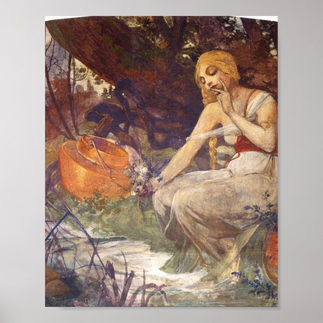 Prophetin Alphonse Mucha Poster (Vorne)