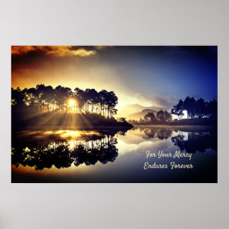 Prophetisches Wort für Gnade hält für immer an Poster