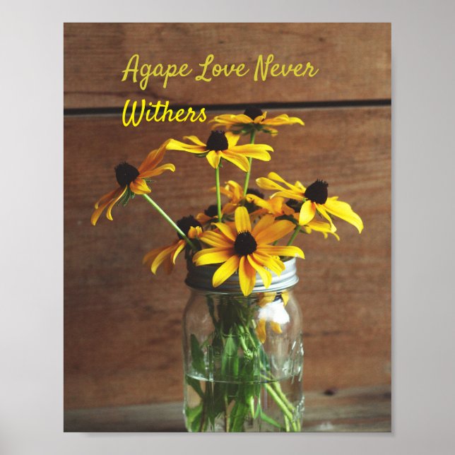 Prophezeiendes Agape-Liebe-Poster Poster (Vorne)