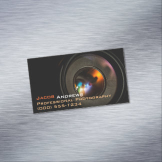 Prophotographie (Kameraobjektiv) Magnetische Visitenkarte