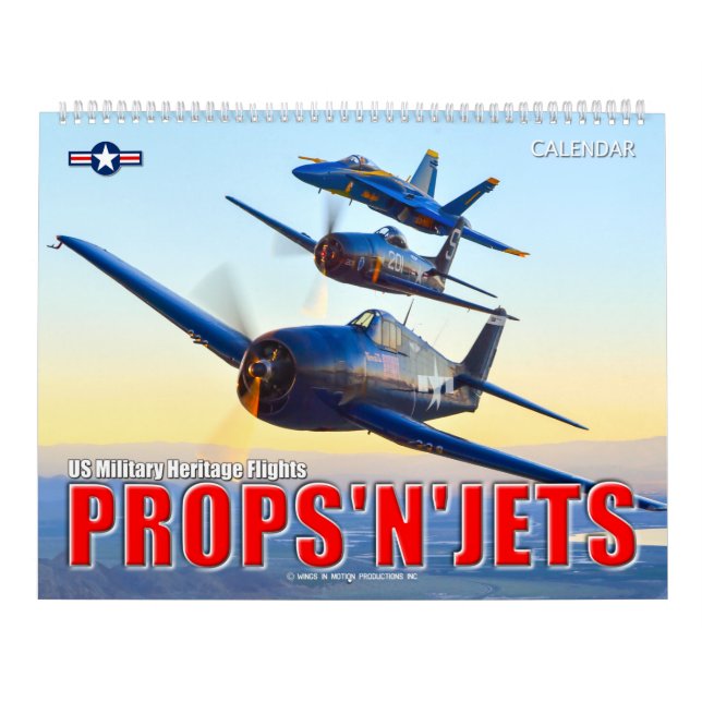 PROPS'N'JETS - Flüge zum US-Militärerbe Kalender (Titelbild)