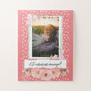 Propuesta de matrimonio personalizada puzzle
