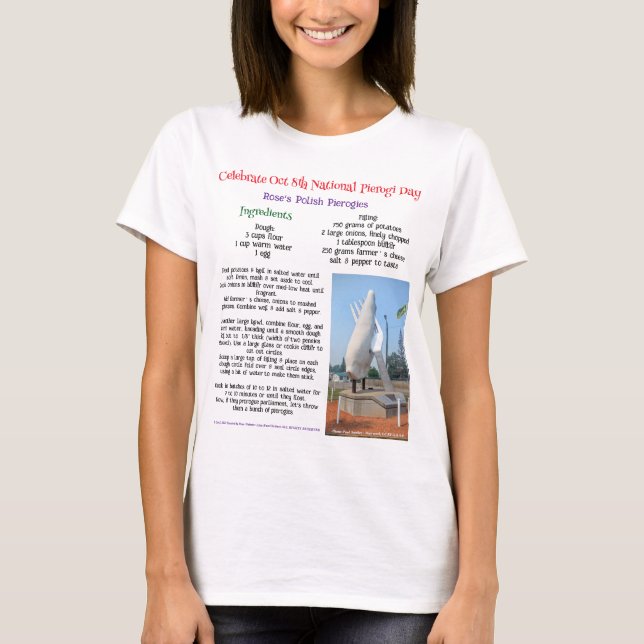 Prorogue Pierogi Day von RoseWrites T - Shirt (Vorderseite)