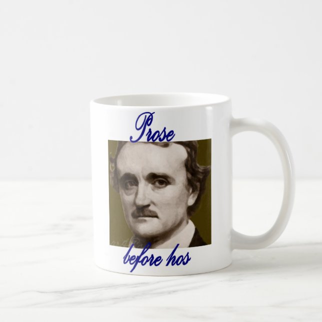 Prosa vor den hos Z.B., die Poe kennzeichnen Tasse (Rechts)
