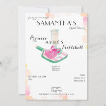 Prosecco Après Pickleball Retro Brautparty