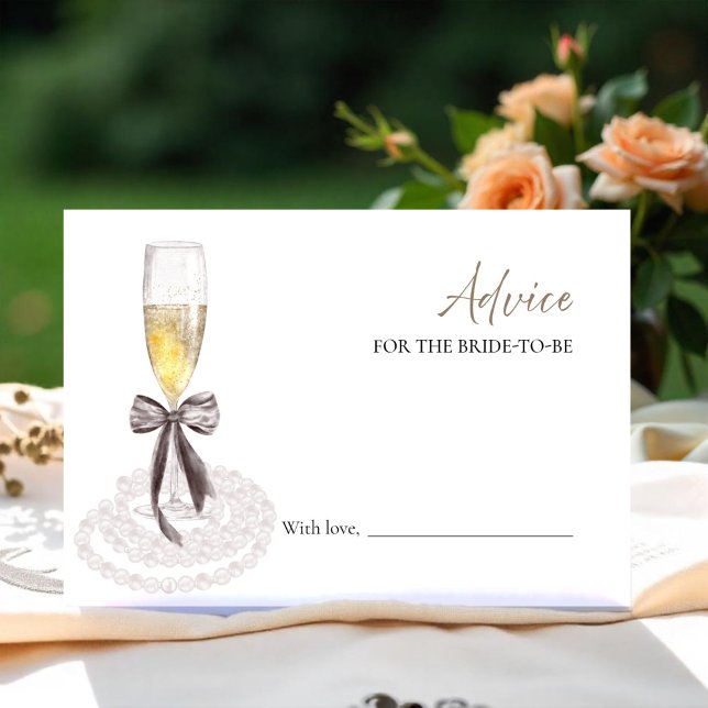 Prosecco Brautparty Beratung für die Bride Card Einladung (Von Creator hochgeladen)