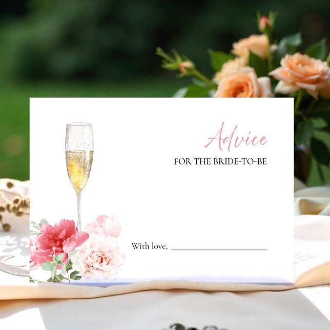 Prosecco Brautparty Beratung für die Bride Card Einladung (Von Creator hochgeladen)