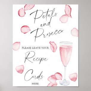 Prosecco - Ihre Rezeptkarte hier Poster