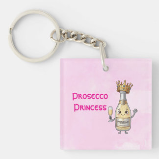 Prosecco-Prinzessin-Schlüsselanhänger Schlüsselanhänger