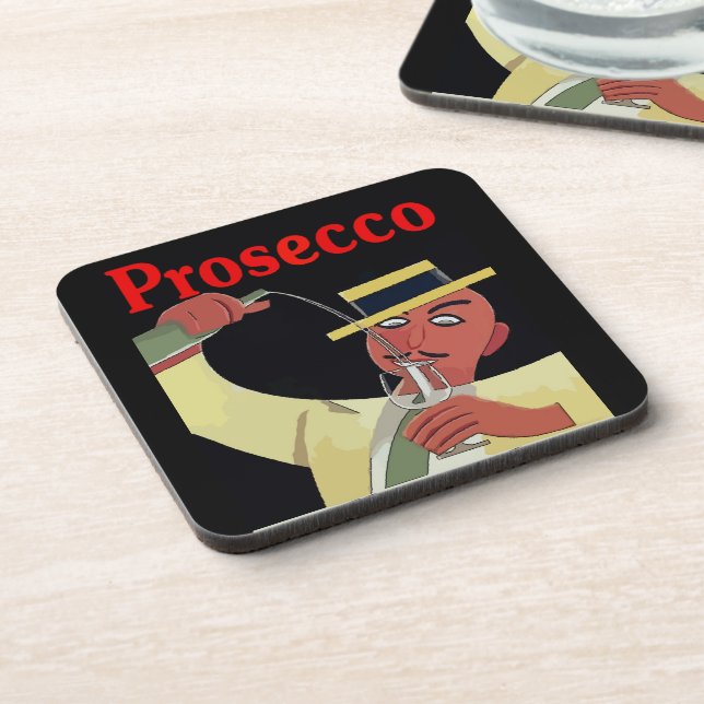 Prosecco Untersetzer (Linke Seite)
