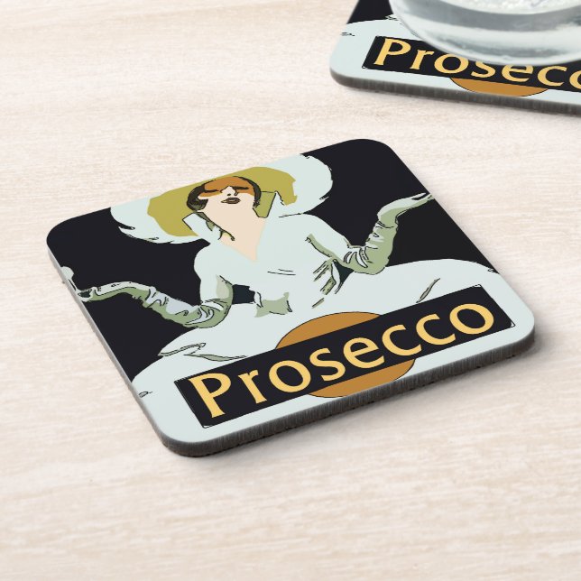 Prosecco Untersetzer (Linke Seite)