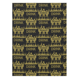 Prosecco Weintrinker Tischdecke