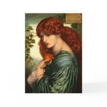 Proserpine von Rossetti Grußkarte