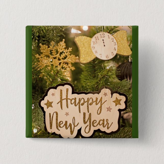 PROSIT NEUJAHR BUTTON (Vorderseite)