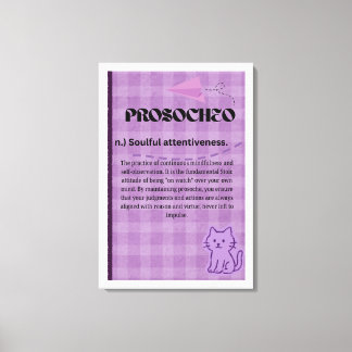 Prosocheo Leinwanddruck