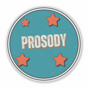 Prosodie Aufkleber