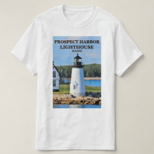 Prospect Harbor Leuchtturm, Maine T-Shirt
