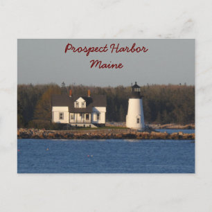 Prospect Harbor Lighthouse - Maine Postkarte