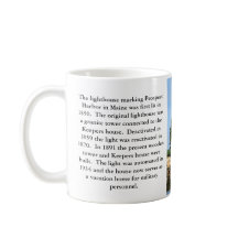 Prospect Harbour Lighthouse, Maine Tasse