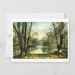 Prospect Park, Brooklyn NY, 1908 Vintage Postkarte
