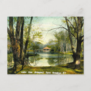 Prospect Park, Brooklyn NY, 1908 Vintage Postkarte