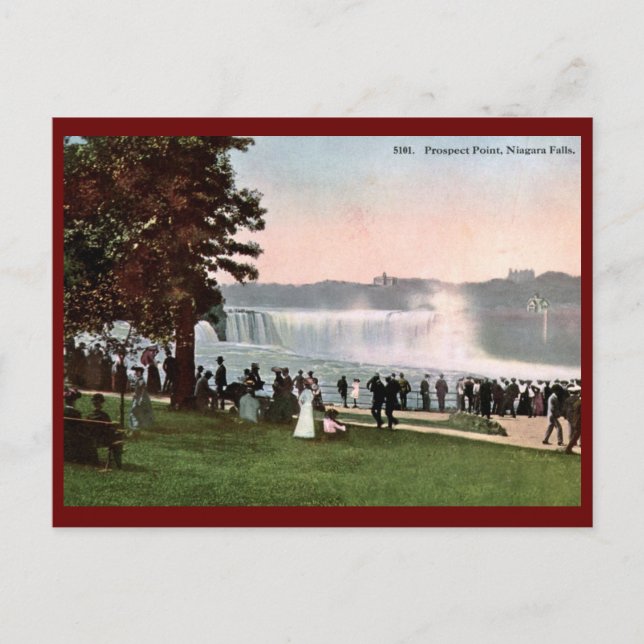 Prospect Point, Niagara Falls 1909 Vintag Postkarte (Vorderseite)