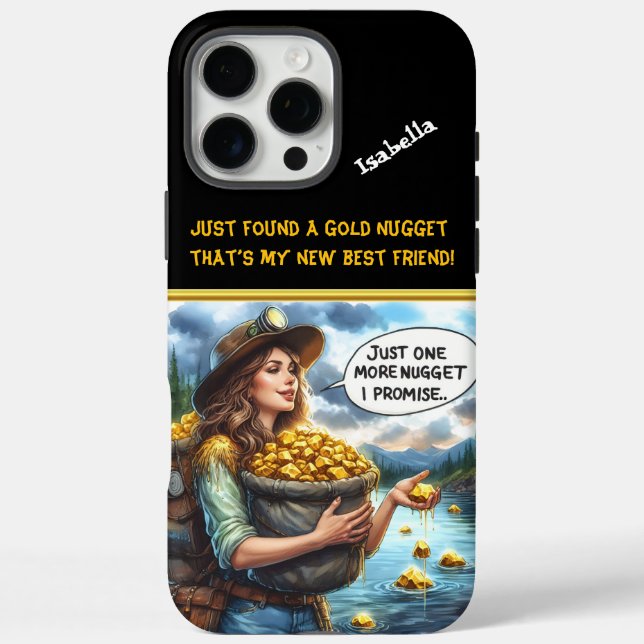 Prospector jagen goldene Träume in der Natur Case-Mate iPhone Hülle (Rückseite)