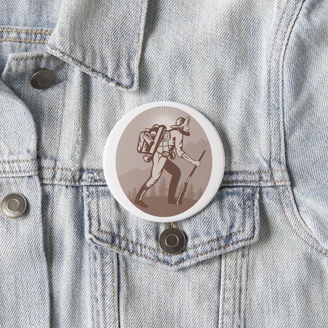 Prospector Miner Wandern Button (Von Creator hochgeladen)