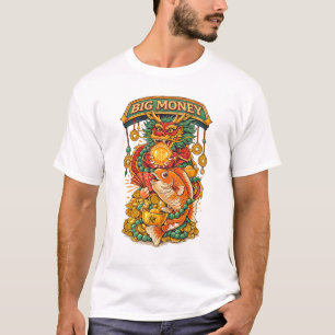 Prosperity-Drache Koi T-Shirt
