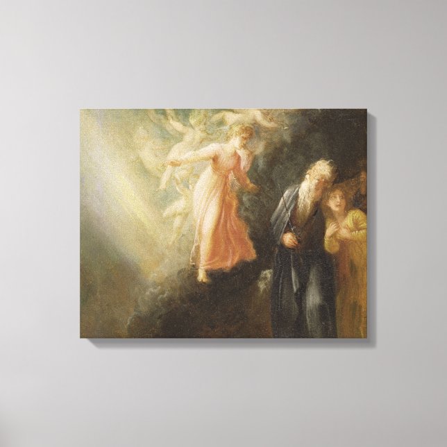 Prospero, Miranda und Ariel, aus "The Tempest", c Leinwanddruck (Vorderseite)
