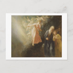Prospero, Miranda und Ariel, aus "The Tempest", c Postkarte