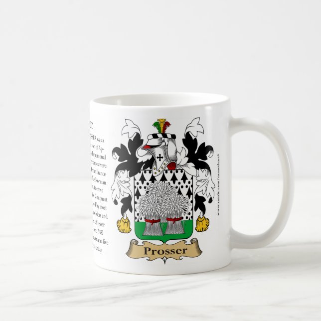 Prosser, der Ursprung, die Bedeutung und das Kaffeetasse (Rechts)