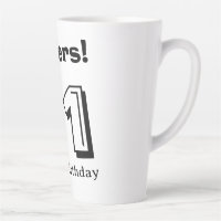 Prost 21 Geburtstag fett gedruckter Name Junge Man
