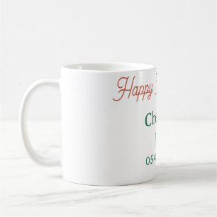 Prost 40 glücklicher Jahrestag orange grün Name Da Kaffeetasse