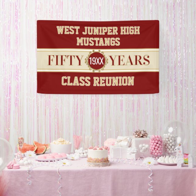 Prost! 50. Jubiläumsbanner Banner (Party)