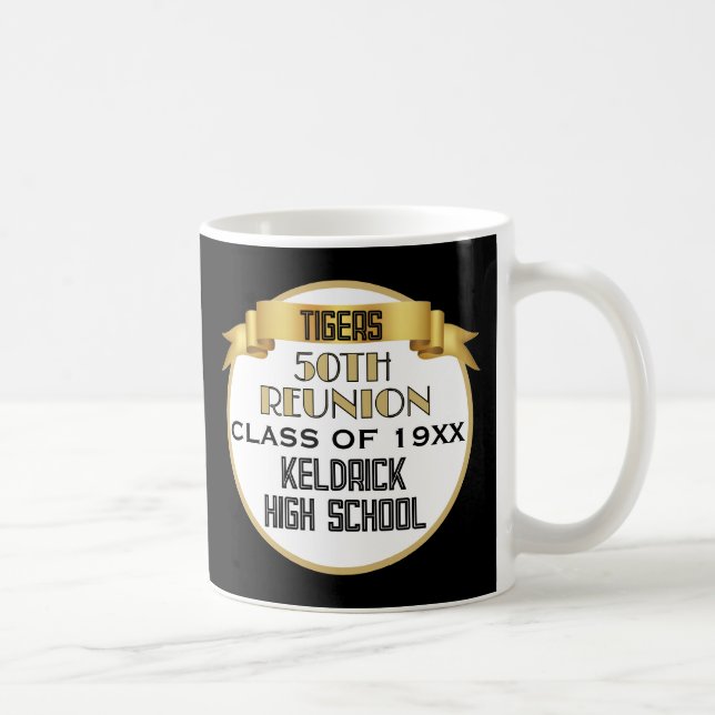 Prost! 50. Klassentreffen Geschenktasse Kaffeetasse (Rechts)