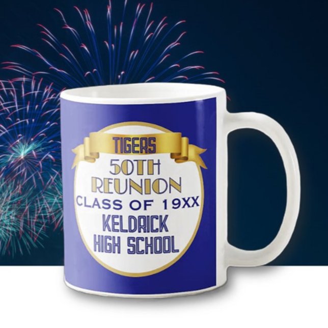Prost! 50. Klassentreffen Geschenktasse Kaffeetasse (Von Creator hochgeladen)