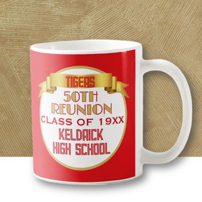 Prost! 50. Klassentreffen Geschenktasse Kaffeetasse (Von Creator hochgeladen)