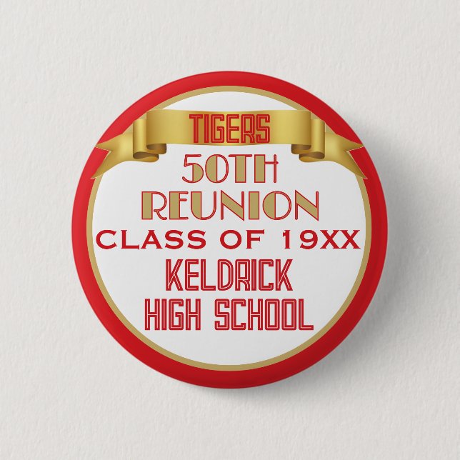 Prost! 50. Klassentreffen individuelle Tasten Button (Vorderseite)