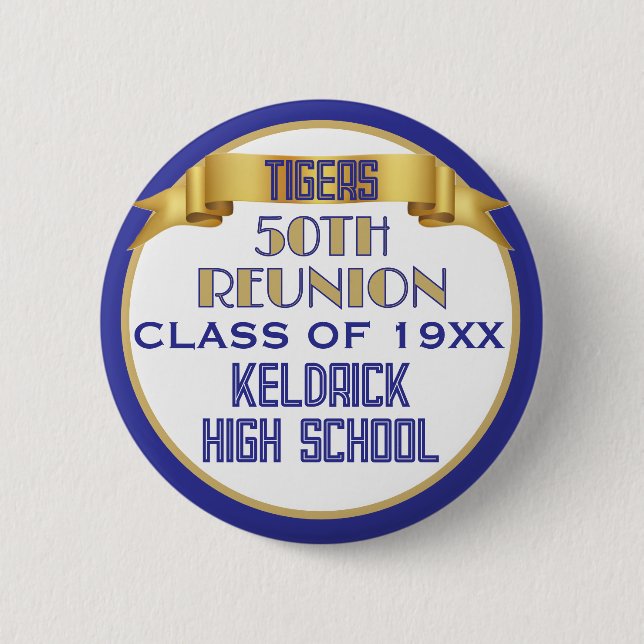 Prost! 50. Klassentreffen individuelle Tasten Button (Vorderseite)