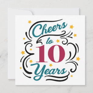 Prost auf 10 Jahre Mitteilungskarte