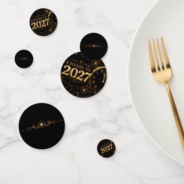 Prost auf 2027 konfetti (Gruppe)