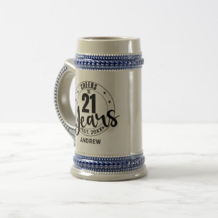PROST AUF 21 JAHRE BIERGLAS